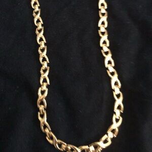 Vintage Monet Gold Link Style Chain Necklace 18”
